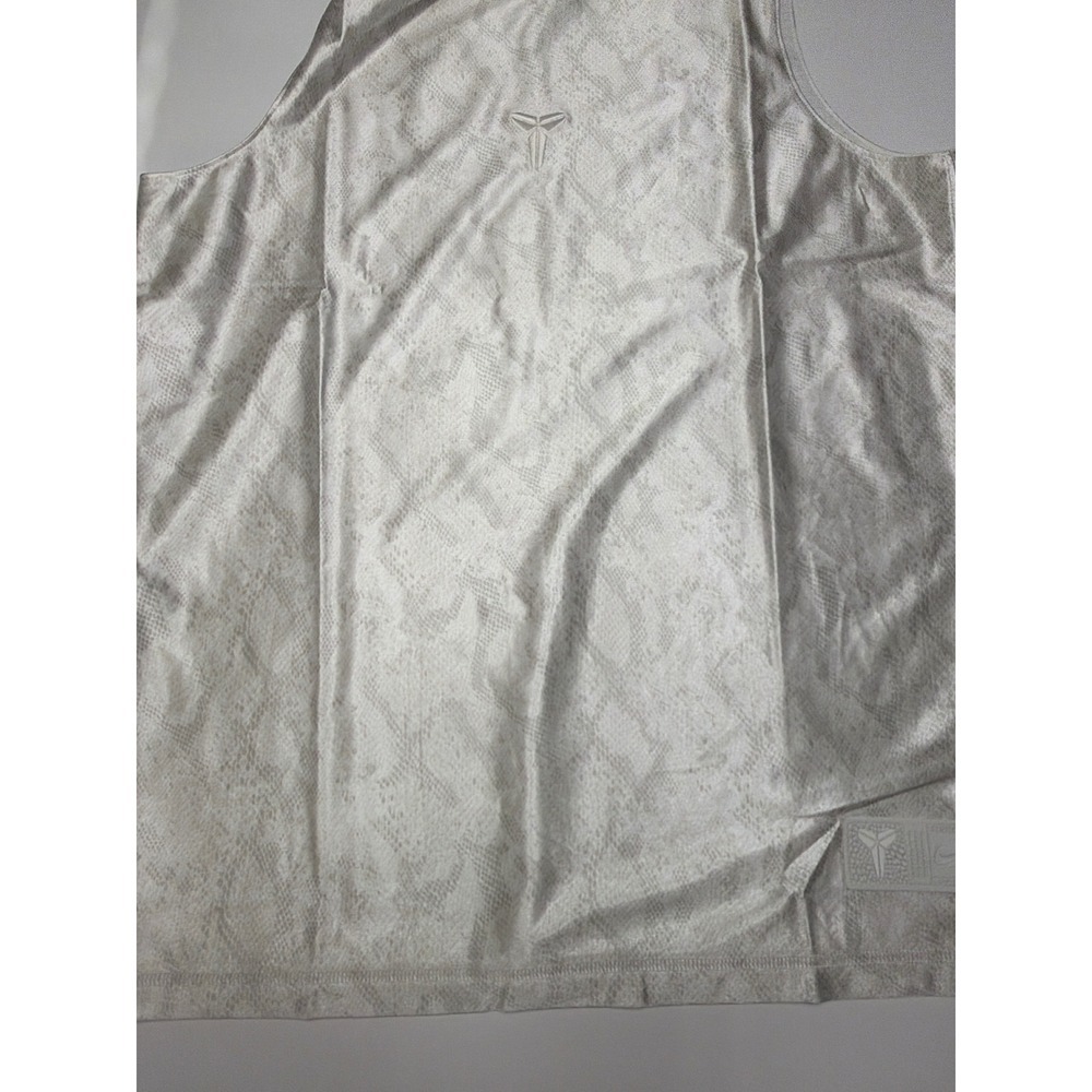 Nike Kobe Mamba Statement Jersey Mens L Tall Silver Snakeskin Basketball - Picture 5 of 10